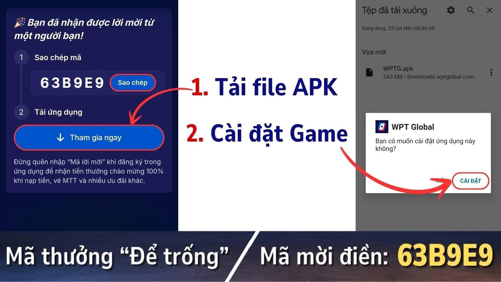 Hướng dẫn tải và cài đặt WPT Global cho điện thoại Android Hướng dẫn tải và cài đặt WPT Global cho điện thoại Android